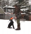 Обучение аппортировке в питомнике Hunting-dog